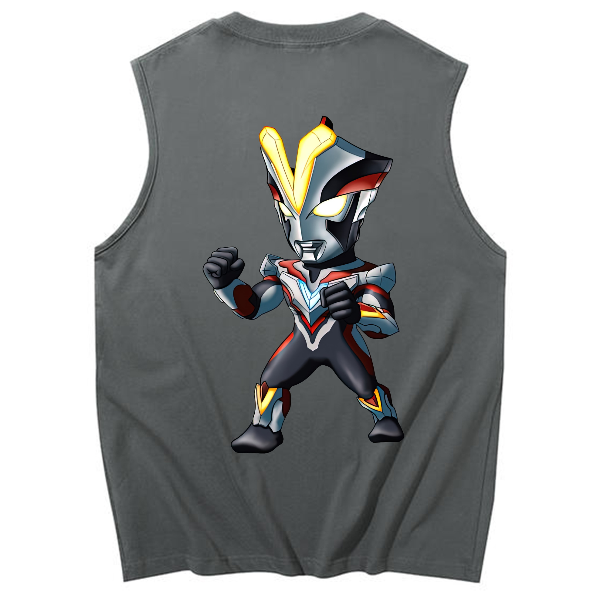 （画像用） ウルトラマン Ultraman コットン100％タンクトップ（背面プリント）